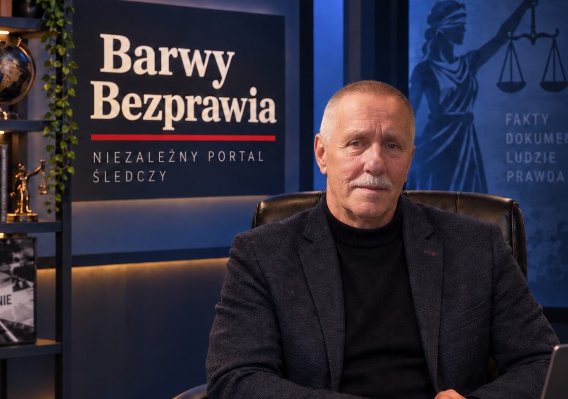 Rafał Krzyształowski w studiu redakcyjnym